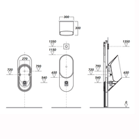 Товар: Писсуар SIMAS VIGNONI подвесной цвет песочный матовый VI03/F85.SM - фото 3 Писсуар SIMAS VIGNONI подвесной цвет песочный матовый VI03/F85.SM — фото 3, Писсуары