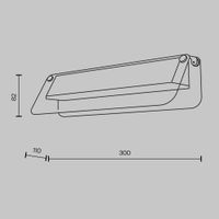 Настенный светильник (бра) Maytoni MOD296WL-L6BC3K — фото 2, Бра