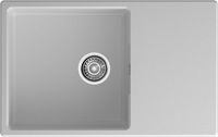 GRANFEST Мойка URBAN 678L 1-чаша+крыло 780*490мм серый арт.GF-UR- арт-678L серый — фото 3, Кухонные мойки