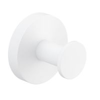 Крючок Timo Saona 13011/16 белый матовый — фото 1, Крючки для полотенец