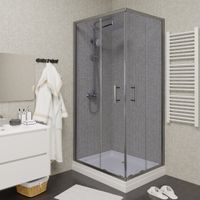 Ограждение VIVA90B N душевое Ceruttispa без поддона (90x90x195) — фото 30, Прямоугольные душевые уголки