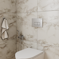 Клавиша смыва D&K Rhein , матовый хром арт-DB1499002 — фото 2, Кнопки смыва