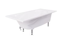 Ванна MIRA 180см из литьевого мрамора NOVA GEL с металлическими ножками/ Aqua de Marco 1180WMIR_GEL — фото 6, Ванны