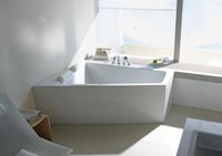 СНЯТО Гидромассажная ванна, Duravit, Paiova, шгв 1700*1300*460, струйная система, цвет ванный-белый, цвет панели-дуб антрацит арт-760220002001000/PA8710062/790202000001000 — фото 1, Акриловые ванны