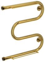 Полотенцесушитель водяной Сунержа М-образный 2 полки+ 500х500 Золото арт-03-4008-5050 — фото 4, Водяные полотенцесушители