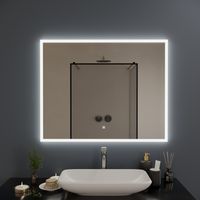 Зеркало с LED-подсветкой SIENA (100*80) /AQUA DE MARCO Sien100/80 — фото 1, Зеркала в ванную комнату