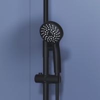 Душевая стойка RGW SP-26-B Черный Головной душ/Смеситель (Ручной душ.Шланг 1,5 м.) арт-59140126-04 — фото 6, Душевые стойки