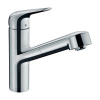 Товар: Смеситель для кухни, Hansgrohe, Focus M42, Eco, тип открывания воды-однорычажный, тип регулирования воды-керамический картридж, монтаж-на раковину/столешницу, отверстия для монтажа-1, высота, мм-222, вынос излива, мм-206, тип излива-выдвижной, поворотный 120°, 1 режим струи-обычная струя, магнитная система крепления душа MagFit, тип подводки-гибкая, стандарт подвода воды-3/8", цвет-хром арт-71865000 - фото 1 Смеситель для кухни, Hansgrohe, Focus M42, Eco, тип открывания воды-однорычажный, тип регулирования воды-керамический картридж, монтаж-на раковину/столешницу, отверстия для монтажа-1, высота, мм-222, вынос излива, мм-206, тип излива-выдвижной, поворотный 120°, 1 режим струи-обычная струя, магнитная система крепления душа MagFit, тип подводки-гибкая, стандарт подвода воды-3/8", цвет-хром арт-71865000 — фото 1, Смесители для кухни