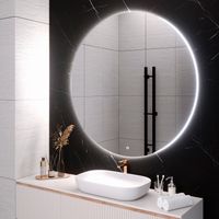 Зеркало с LED-подсветкой MILAN (140) круглое /AQUA DE MARCO MIL140 — фото 4, Зеркала в ванную комнату