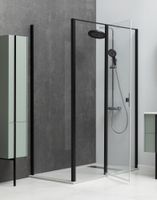 Душевой уголок Allen Brau Priority 160x90 3.31039.BBA + 3.31045.BBA черный браш 3.31039.BBA + 3.31045.BBA — фото 7, Прямоугольные душевые уголки