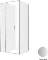 Душевой уголок Allen Brau Priority 90x80 3.31026.BA + 3.31041.BA серебро браш 3.31026.BA + 3.31041.BA — фото 4, Прямоугольные душевые уголки