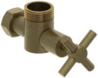 Вентиль Вентиль Сунержа угловой крест (G 1" НР х G 3/4" НГ) Состаренная бронза арт-05-1304-0134 — фото 3, Комплектующие для полотенцесушителей