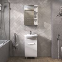 Тумба под раковину VIGO Hoska 45 напольная белый (227) — фото 5, Тумбы под раковину