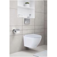 Сет AZARIO инсталляция+унитаз Grado со крытым сливом с сиденьем микролифт БЕЗ КЛАВИШИ арт-AZ-8010-1000+AZ-0046N — фото 3, Комплекты унитаз + инсталляция