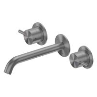 Смеситель ABBER Wasser Kreis 316 для раковины скрытого монтажа, оружейная сталь брашированная арт-AF81123BGG-L — фото 1, Смесители для раковины