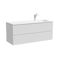 Тумба подвесная SANCOS Folk правая 1195х445х500, c двумя ящиками оснащенными доводчиками, Bianco, арт.FL120RW — фото 5, Тумбы под раковину