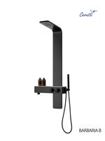 Панель BARBARIA B душевая из нержавеющей стали Ceruttispa CT9657, цвет черный — фото 2, Душевые панели