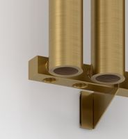 Отопительный радиатор Сунержа Кумир-0 EU50 левый 500х470 7 секций Состаренная латунь арт-051-0350-5007 — фото 2, Радиаторы отопления