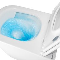 Унитаз подвесной Azario RIANO 350х490х350 безободковый, слив "Скрытое Торнадо", с быстросъемным сиденьем микролифт арт-AZ-2808E — фото 12, Подвесные унитазы