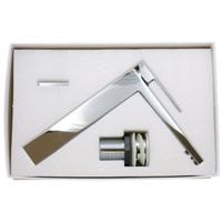 KVANT См-ль д/раковины моноком. высокий, донный клапан "click-clack", плоский излив, хром 32444 — фото 7, Смесители для раковины