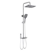 ПОЛАРИС душевая система (смеситель для ванны) 295х195мм арт-AQ3040CR — фото 1, Душевые стойки