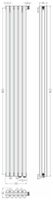 Отопительный радиатор Сунержа Эстет-11 EU50 1800х225 5 секций Белый арт-12-0312-1805 — фото 4, Радиаторы отопления