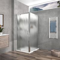 Душевой уголок Intra VSR-1I708080CH, 700/800*800, хром, стекло шиншилла — фото 3, Прямоугольные душевые уголки