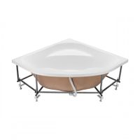 Монтажный комплект для ванны МЕЛВИЛЛ 140х140 см. (рама, слив-перелив с сифоном, крепеж к стене, креп 1WH302403 — фото 2, Ванны и комплектующие