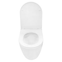 Унитаз-компакт Azario Verona 360х660х800, напольный, безободковый, система смыва "Торнадо", в комплекте с быстросъемным сиденьем микролифт арт-AZ-8301 — фото 2, Напольные унитазы