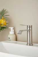 Смеситель для раковины BELZ , сатин арт-B10812-1 — фото 2, Смесители для раковины