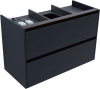 Тумба под раковину Allen Brau Activity 100 1.34014.AM антрацит матовый/олива браш — фото 5, Тумбы под раковину