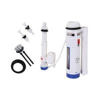 Арматура смывная Orange для унитаза, 2 режима арт-C01-004cr — фото 3, Комплектующие для туалета