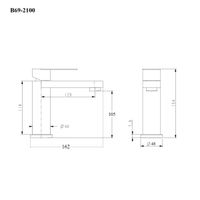 Товар: BOND Smart Смеситель однорычажный без донного клапана для раковины арт-B69-2100 - фото 14 BOND Smart Смеситель однорычажный без донного клапана для раковины арт-B69-2100 — фото 14, Смесители для раковины