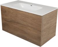 Тумба под раковину Allen Brau Glority 90 дуб антик арт-1.35001.NW — фото 2, Тумбы под раковину