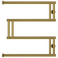 Полотенцесушитель водяной Сунержа High-Tech+ model "M" 600х600 Состаренная латунь арт-051-4050-6060 — фото 1, Водяные полотенцесушители