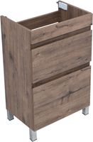 Тумба под раковину Aquanet Нота New 50 напольная, дуб веллингтон табак арт-00344136 — фото 6, Тумбы под раковину