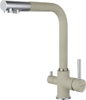 GF Смеситель для кухни, Г-обр. D-35мм с краном питьевой воды (топаз) арт-3611 топаз — фото 1, Смесители для кухни