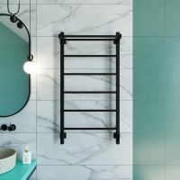 Полотенцесушитель электрический Grota App 530х1000 черный App 530х1000 RAL9005 EL — фото 6, Электрические полотенцесушители