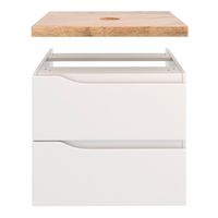 Тумба подвесная NORDIC 60 /правая/со столешницей из массива 60 см под накладную раковину /AQUA DE MARCO 5060CNOR060/H/R — фото 7, Тумбы под раковину