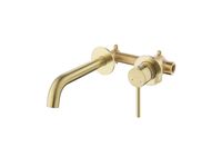 Товар: AQ1313BG ЕВРОПА смеситель для раковины настенный 2 отв. (внешняя и скрытая часть), шлиф. золото - фото 3 AQ1313BG ЕВРОПА смеситель для раковины настенный 2 отв. (внешняя и скрытая часть), шлиф. золото — фото 3, Смесители для раковины