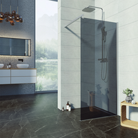 Душевая перегородка ALEX BAITLER 29 серия AB29120S4 тонированное стекло — фото 1, Душевые перегородки