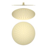 AQ2075BG круглый верхний душ 300*2 мм, шлиф. золото — фото 1, Верхние души