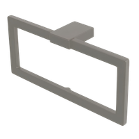 Полотенцедержатель COLOMBO DESIGN MINI Q B5031.HPS1 кольцо цвет нержавеющая сталь — фото 3, Полотенцедержатели