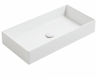 Товар: Раковина SIMAS AGILE накладная без отверстий эмалированная с 4 сторон цвет белый AG80 - фото 1 Раковина SIMAS AGILE накладная без отверстий эмалированная с 4 сторон цвет белый AG80 — фото 1, Раковины накладные