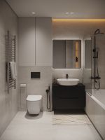 Agger Унитаз подвесной безободковый TORNADO белый с инсталляцией, микролифт, кнопка смыва черная арт-ATI09150+APB144 — фото 10, Комплекты унитаз + инсталляция