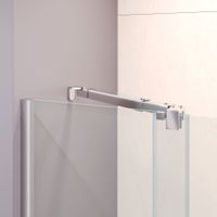 Шторка на ванну RGW SC-46 90x150, профиль хром, стекло прозрачное/8 мм, арт-06114609-11 — фото 6, Шторки для ванной раздвижные