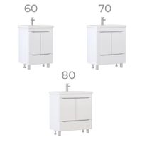 Тумба под раковину VIGO Grani 60 напольная белый (284) — фото 7, Тумбы под раковину