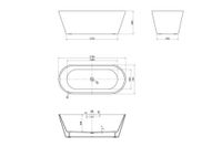 Акриловая ванна ABBER AB9268-1.7 белая — фото 13, Акриловые ванны