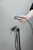 Гигиенический душ со смесителем BELZ, оружейная сталь арт-B55807-3 — фото 5, Гигиенические души