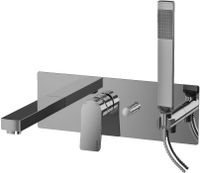 Смеситель для ванны с душем Paffoni Tilt (с внутренней частью) арт-TI001ST — фото 1, Смеситель для ванны